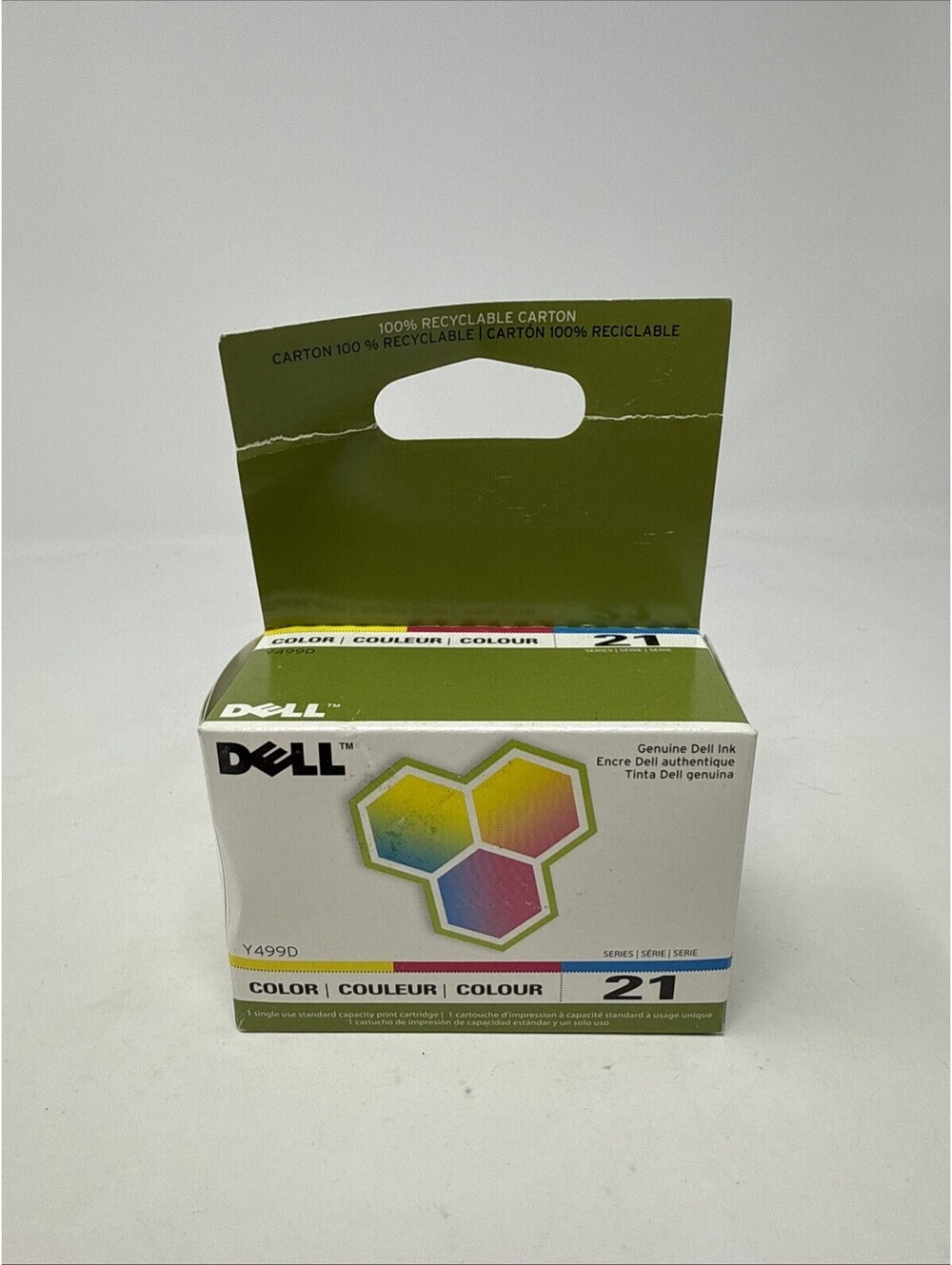 Dell Y499D Series 21 Color Ink New Factory Sealed